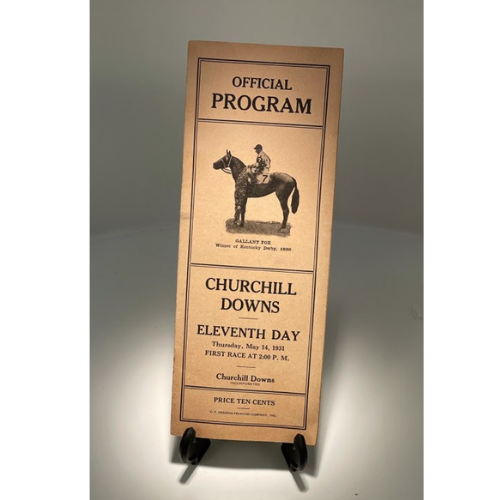 1931 Churchill Downs Race Program - Eleventh Day